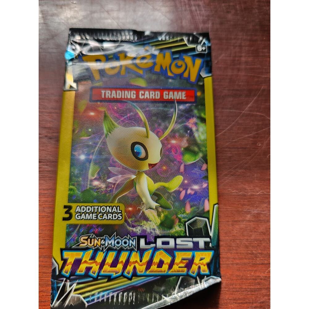 Pokémon SM Lost Thunder Mini Booster Pack Celebi New Sealed